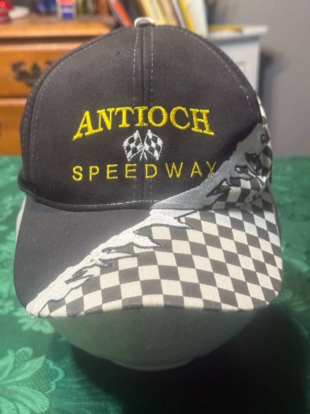 Antioch Speedway Black & Yellow Racing Cap